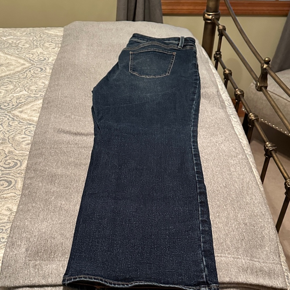 Talbots Dark Blue Boot Cut Jeans